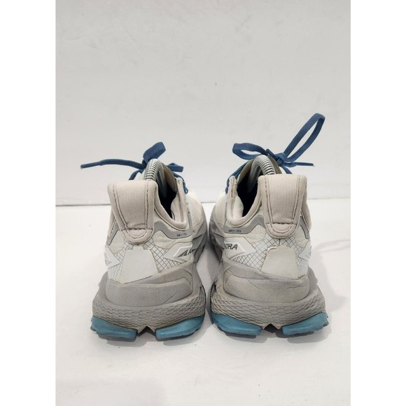 ALTRA Olympus 5 Running Hiking Shoe, White/Blue, Womens 8.5 - Picture 6 of 12